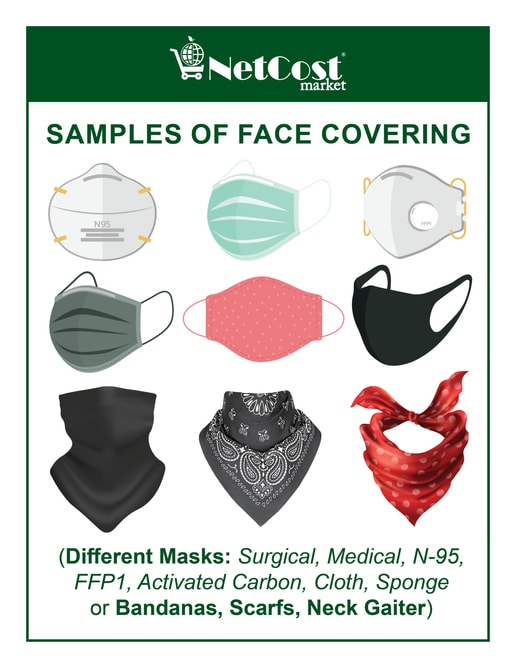 Different face masks you can wear